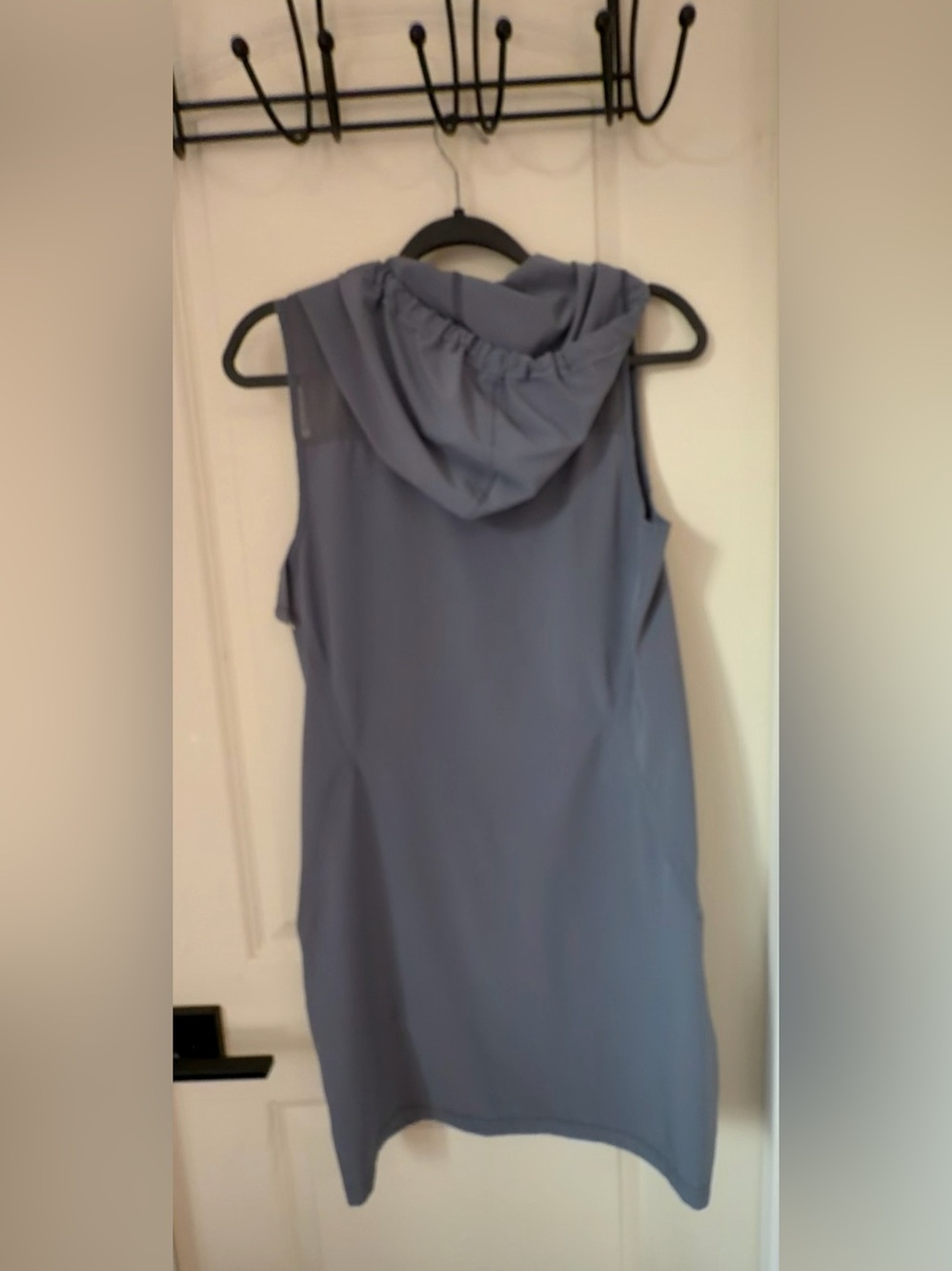 Calvin Klein Performance Hooded Zip Swim Coverup in Lavender - Picture 3 of 4